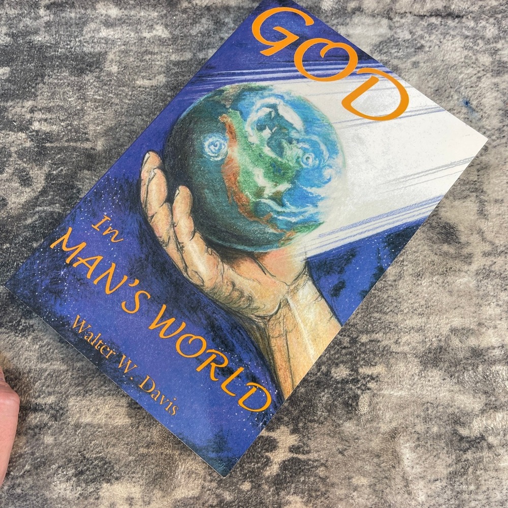 God in Man's World Walter W. Davis Christian History‎ and Theology Hardcover NEW